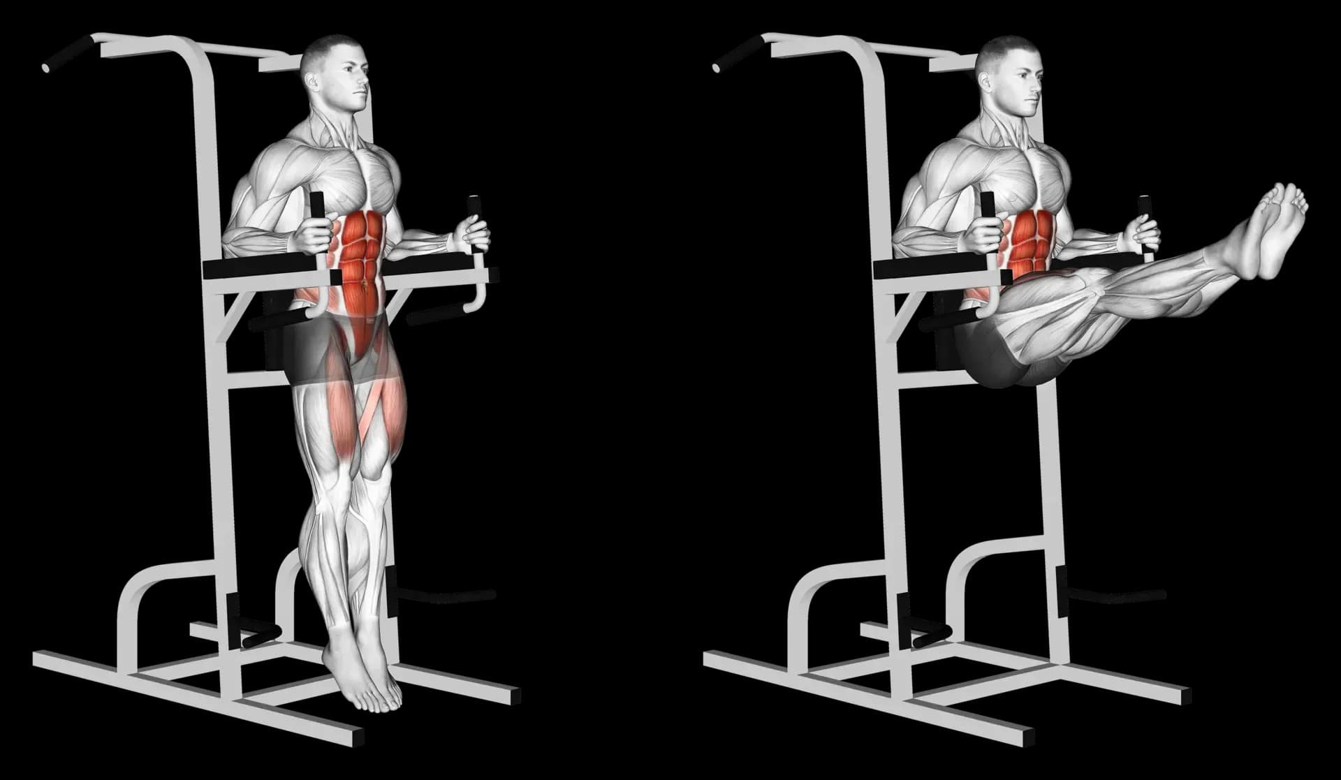 Parallel Bar Leg Raise