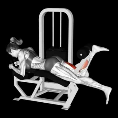 Machine Single-Leg Lying Leg Curl
