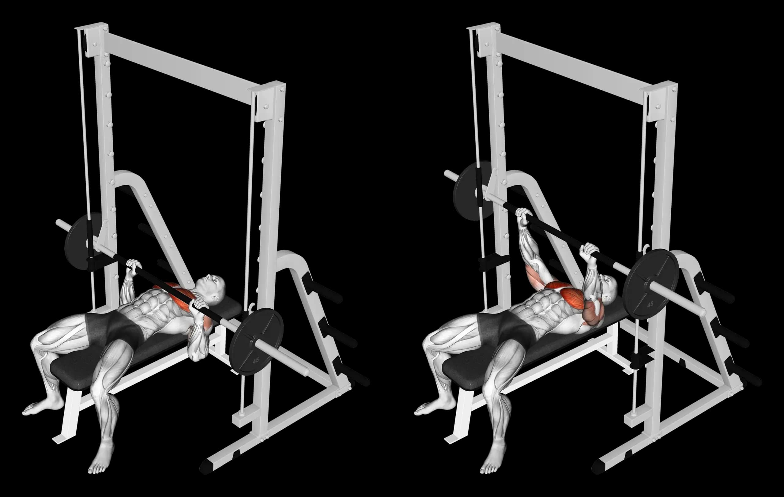 Smith Machine Bench Press