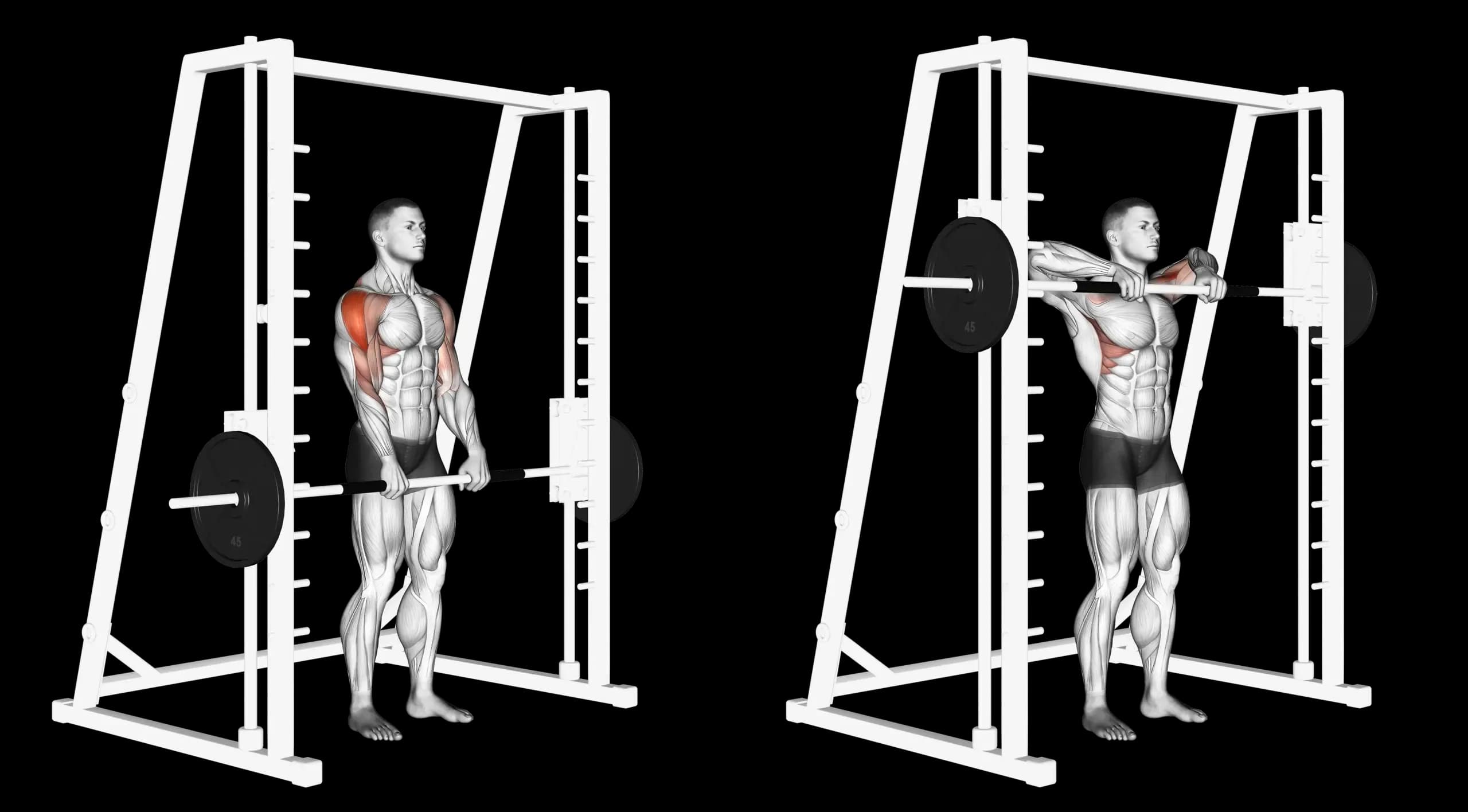 Smith Machine Upright Row