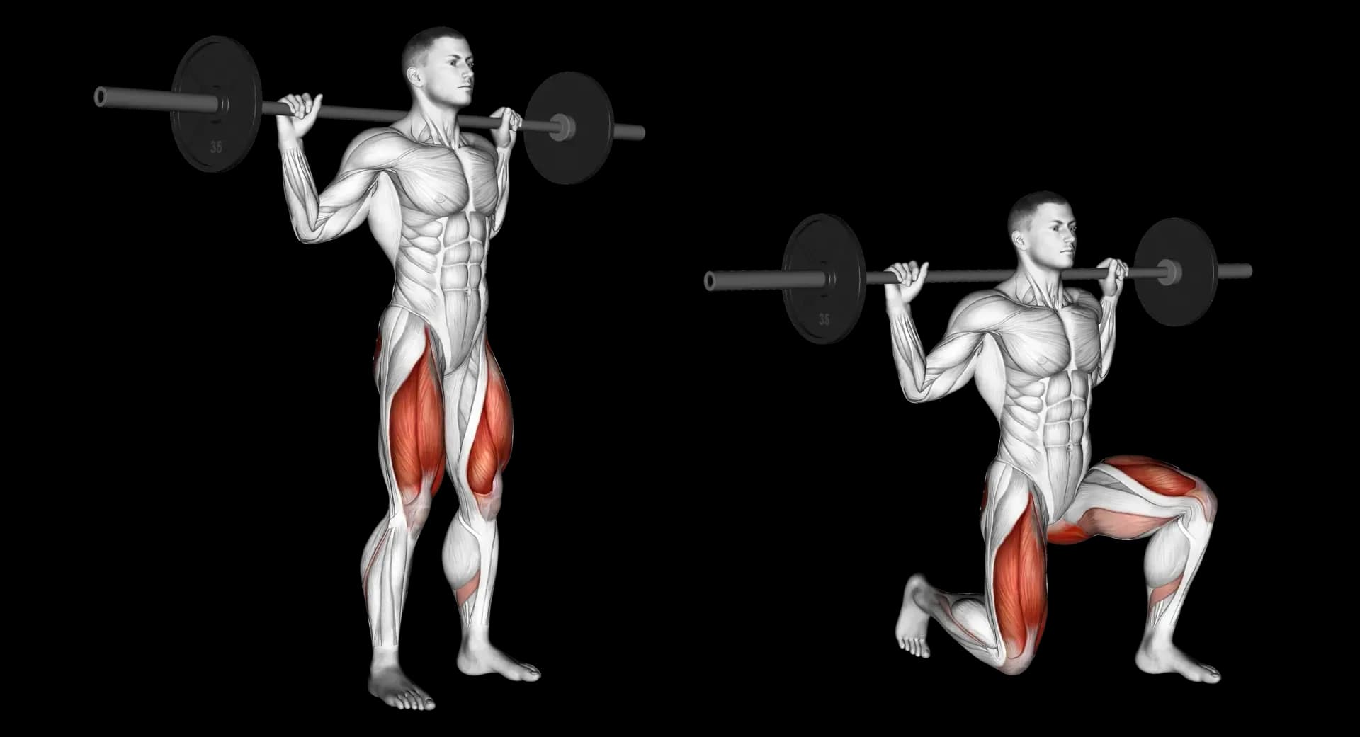 Barbell Lunge